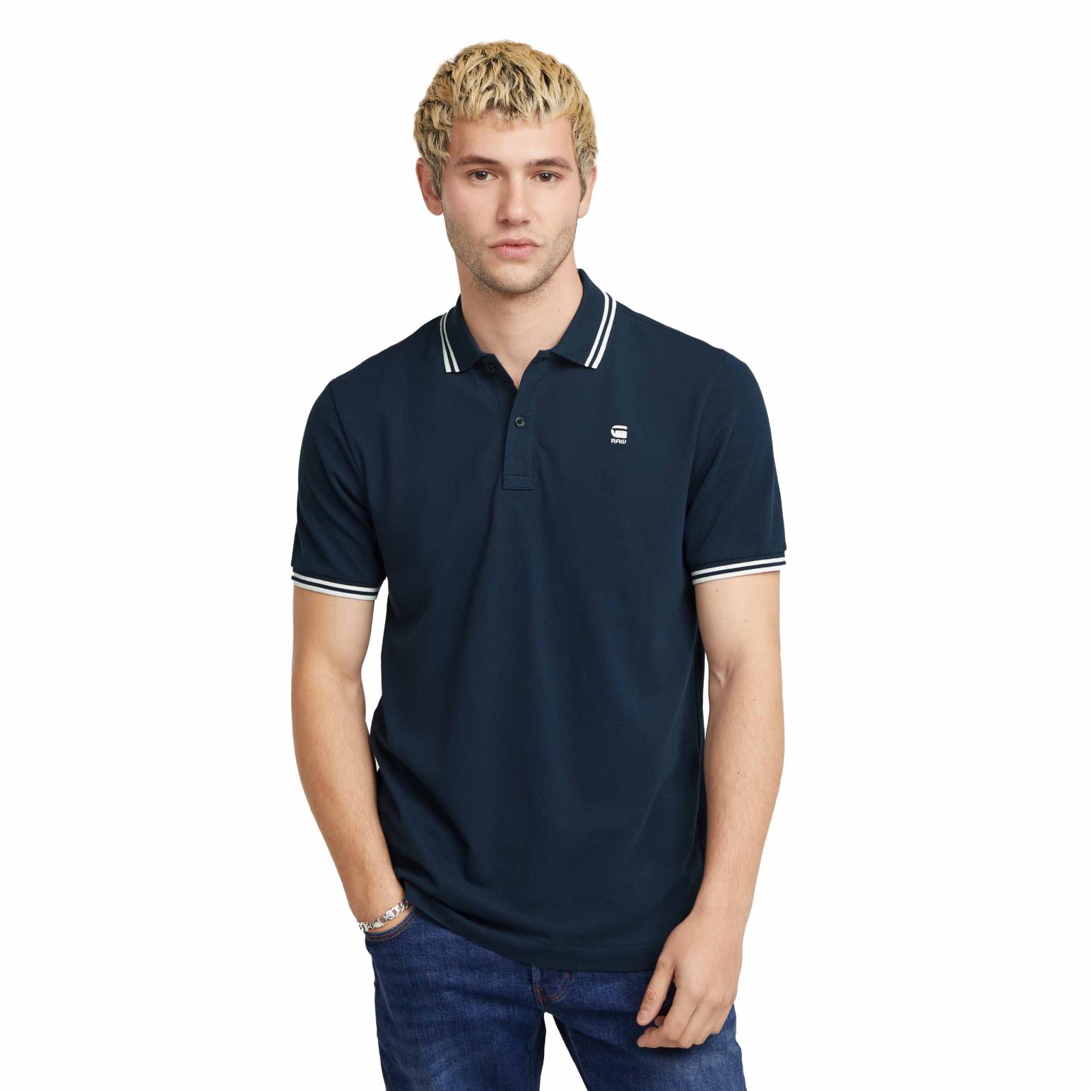 G-Star Dunda Slim Stripe Polo S/S